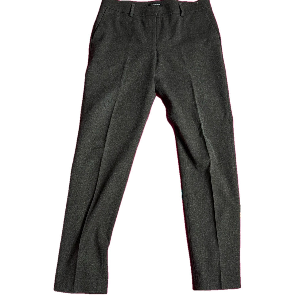 Lundstrom Vintage Charcoal Straight Leg Trouser Dress Pants